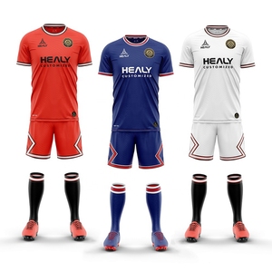 Conjunto de Jersey de fútbol juvenil vintage, uniformes de fútbol, camiseta de fútbol transpirable personalizada - Product Image 2