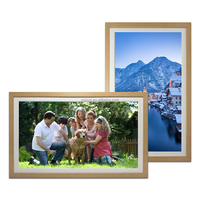 Pro bingkai foto Digital 32 inci, bingkai foto Digital ekstra besar, WiFi, bingkai foto Digital IPS layar sentuh, video foto via Frameo