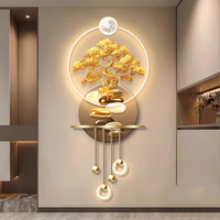 Vente directe d'usine, peinture LED en acrylique avec pendentif en métal, gravure UV, art, décoration d'intérieur, peinture décorative