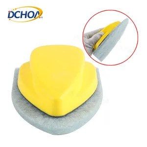 DCHOA Nylon voiture gommage pad manipulé nettoyage tampon à récurer voiture cuisine salle de bain lavage éponge pad