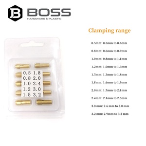 Mini mandrins de perçage en <span class=keywords><strong>laiton</strong></span> 0,5-3,2 mm, jeu de pinces de serrage pour <span class=keywords><strong>Dremel</strong></span> électrique, tige de 4,2/4,8 mm, vitesse variable, légers, qualité industrielle - Product Image 3
