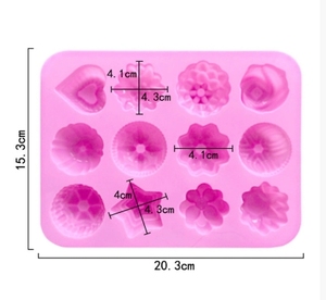 Khuôn xà phòng silicon hình hoa tulip, khuôn làm nến, khuôn làm bánh, khuôn trang trí sô cô la, dụng cụ làm bánh, làm kem - Product Image 3