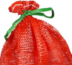 WUWEOT Lot de 50 sacs en filet respirants pour légumes, 31 x 19 pouces, réutilisables, lavables, avec cordon de serrage pour - Product Image 3