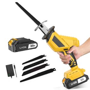 Scie sauteuse sans fil 20V de qualité industrielle, outil de bricolage pour métal, bois, PVC, plastique CRS-20A-1 Scie sauteuse sans fil S - Product Image 1