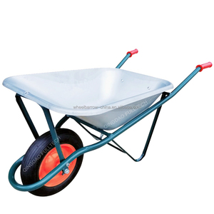 Carretillas de mano de capacidad de carga de tanque de 75L de Color plateado de alta calidad adecuadas para uso agrícola Industrial Italia Stark Carriola - Product Image 2