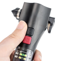Lampe de poche portable rechargeable USB à énergie solaire, étanche IP44, lampe de secours avec LED multifonction, lumière de sécurité extérieure