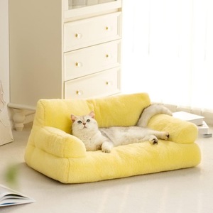 Cama para Gatos 66x48x33cm, Desmontable, Lavable, de Fibra de Poliéster, Rectangular, Casa para Gatos, Cama para Mascotas para las Cuatro Estaciones - Product Image 3