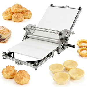 Sfogliatrice Elettrica di Alta Qualità per Uso Domestico e Commerciale, Piccola Macchina Pieghevole per Pasta Danese - Product Image 6