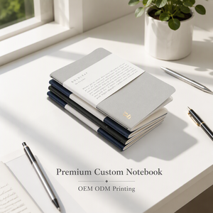 定制徽标印刷日记本笔记本记事本缝线装订A5纸批发适合学校学生使用 - Product Image 1