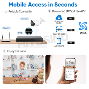 DH 4k 8MP HD 1U 2HDDs 8 PoE H.265 văn phòng nhà phát hiện khuôn mặt thông minh 8 kênh 16CH 32CH NVR - Product Image 6