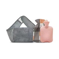Sac de bouteille d'eau chaude pochette en peluche ceinture de couverture de taille avec couverture Portable main ceinture de taille chaude