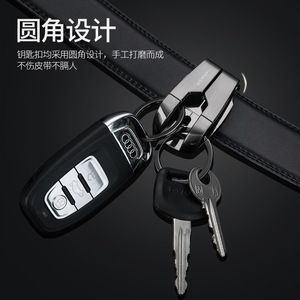 Honest Car Keychain <b>Key</b> Rings Zinc Alloy Black Nickel Sports Style Light Luxury Hook Waist <b>Hanger</b> - Product Image 3