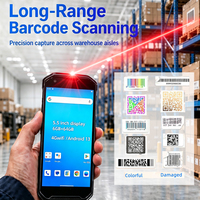 Escáner de Códigos de Barras 1D 2D QR, Terminal PDA Resistente, Android 13, 5200mAh, IP67, NFC, 4G, para Logística, Almacenamiento y Comercio Minorista