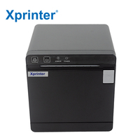 Xprinter Impresora Térmica de Recibos, Impresora POS de 80mm, Compatible con Código QR, Máquina de Impresión de Billetes de Restaurante