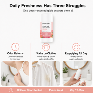 <span class=keywords><strong>Deodorante</strong></span> Stick Vegano Naturale al Profumo di Pesca, Senza Parabeni e Alluminio, Antitraspirante per Uomini e Donne - Product Image 5