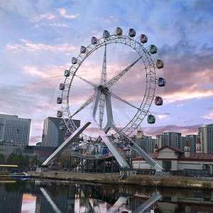 Das Beliebteste Neue Design Fahrgeschäft Fischgräten-Riesenrad 42m Günstiger Preis Kleines Riesenrad zum Verkauf - Product Image 2