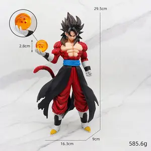 Produk grosir Fashion mainan Model Dragon Z ball 17cm Super Saiyan GoKu PVC resin tokoh aksi Anime