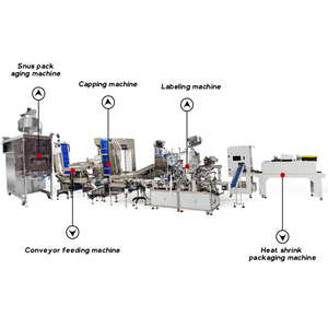 Máquina automática para envasar polvo de snus en bolsas, máquina de llenado y envasado de tabaco masticable en latas, línea de envasado de snus. - Product Image 4