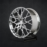 Jantes forgées à rayons croisés chromées personnalisées 17-24 pouces 5x112 5x114.3 5x120 pour Lexus GS Toyota Crown Nissan Fuga