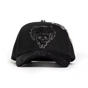 Gorra de Béisbol Original de Diseñador 2026 de Gamuza con Ala Ancha y Pedrería Bordada con Logotipo Personalizado - G5 Gorra Barbas - Product Image 2