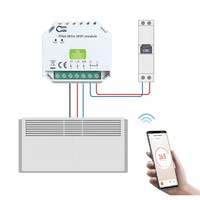 Thermostat économiseur d'énergie de Smart Home WiFi avec le fil pilote pour le chauffage électrique