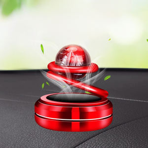 Diffuseur d'arômes solaire pour tableau de bord de voiture, en alliage d'aluminium, design créatif, pour éliminer les odeurs, parfum solide, personnalisé, thème interstellaire - Product Image 1