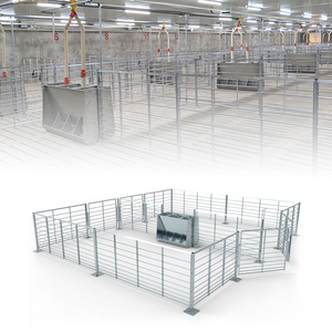Cage et enclos d'engraissement pour porcs HENGYIN HY-fatten, en acier galvanisé à chaud, garantie 1 an, ensemble complet neuf, vente en gros - Product Image 2