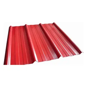 Ppgi Ppgl Red Cheap 32 24 Gauge Ibr Clear Gi Rolled Corrugated Zinc Iron Metal Galvanized Steel Color Coated Roof Sheets