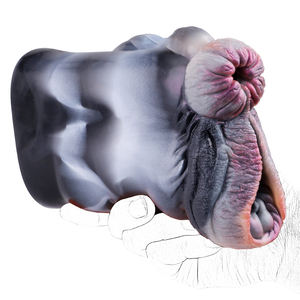 GEEBA Fantasy Zebra Style Männlicher Mastur bator Künstliche Vagina Anal Silikon Vaginal Pocket <span class=keywords><strong>Pussy</strong></span> für Männer Mastur bator Cup Sexspielzeug - Product Image 5