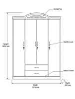 Armoire en acier sur mesure, meuble de rangement verrouillable pour vêtements avec miroir, chambre à coucher avec tiroir, nouveau design moderne