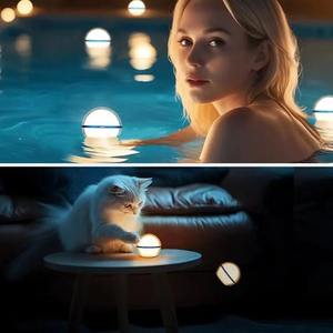 Lámpara Nocturna Magnética RGB de Colores, Control Inteligente por Aplicación, IP56 Resistente al Agua y al Polvo, Luz de Ambiente para Camping - Product Image 3