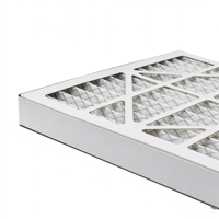 Filtre purificateur d'air plissé en panneau de fibres synthétiques Cardnoard pour ventilation, certifié CE, pour salles blanches et laboratoires, jinbaili, garantie 1 an