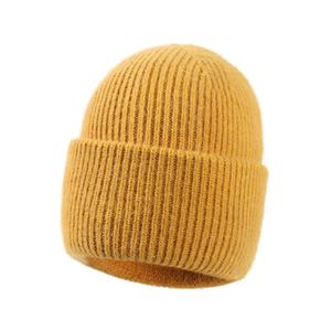 Berretto di Lusso Pregiato Invernale a Doppio Strato con Risvolto Lavorato a Maglia in Mohair e Pelo di Coniglio d'<span class=keywords><strong>Angora</strong></span> - Product Image 4