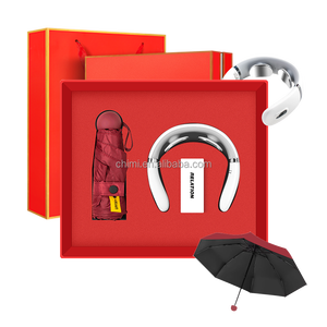 Meilleur Cadeau Pour La Promotion Commerciale En Gros <span class=keywords><strong>Pas</strong></span> <span class=keywords><strong>Cher</strong></span> Personnalisé Mini Parapluie + Masseur De Cou Ensemble D'entreprise - Product Image 3