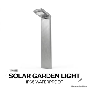 <span class=keywords><strong>Lampe</strong></span> solaire à colonne en aluminium moulé sous pression LED 5W 12W, IP65, étanche, <span class=keywords><strong>lampe</strong></span> décorative <span class=keywords><strong>de</strong></span> <span class=keywords><strong>jardin</strong></span> extérieure - Product Image 1