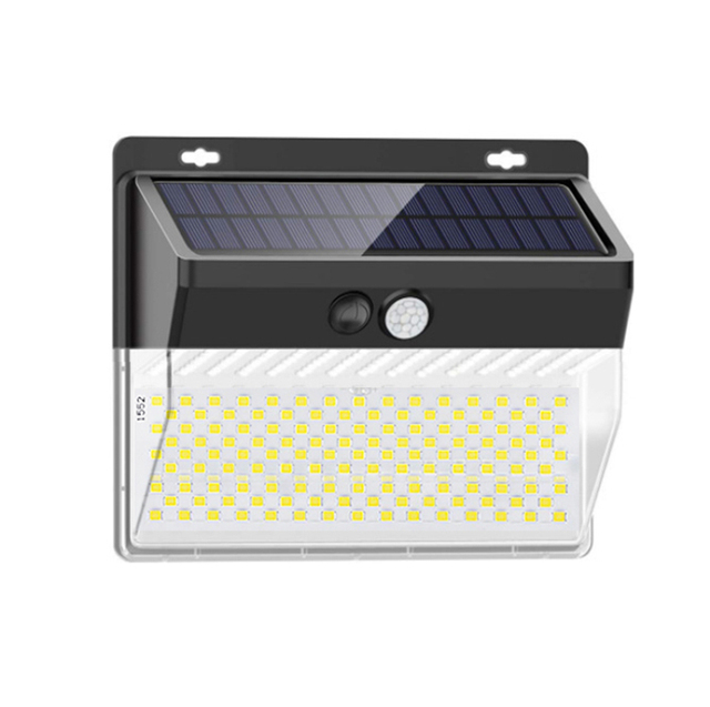 262 LED Solar Motion Sensor Lights Outdoor Super Bright 270 Degrees High Illumination for Garden Yard Carbarn
