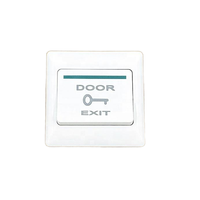 Botón de Salida para Control de Acceso Tipo 86, Montaje Superficial o Empotrado, Interruptor de Reinicio Automático, Plástico, IP65, 220V, Similar a un Panel Eléctrico
