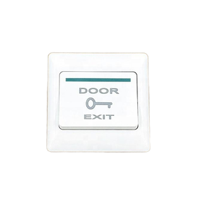 Bouton de sortie de contrôle d'accès Type 86, encastré ou en saillie, interrupteur à réinitialisation automatique, plastique IP65, alimentation 220V, type panneau électrique - Product Image 1