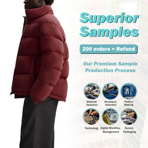 Chaqueta de plumón 2024, fabricante con logotipo personalizado, ropa de invierno de alta calidad, chaqueta acolchada de lujo para hombre, chaqueta de invierno bordada - Product Image 3