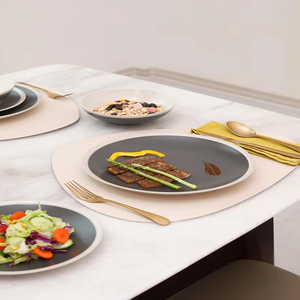Vente directe d'usine de vaisselle en céramique émaillée colorée et givrée, assiettes à dîner familiales combinant modernité et simplicité, tasses à dîner familiales - Product Image 2