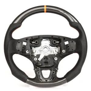 Custom Real Carbon Fiber Steering Wheel for Mercedes Benz Smart 453 Fortwo Forfour Car Steering Wheel