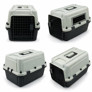 <span class=keywords><strong>Caisse</strong></span> de <span class=keywords><strong>transport</strong></span> pour animaux de compagnie pour les voyages aériens Air China, boîte de <span class=keywords><strong>transport</strong></span> portable en plastique pour <span class=keywords><strong>chat</strong></span> et chien avec porte sécurisée - Product Image 3
