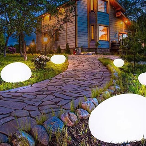 Lampe de pelouse Cailloux Extérieure Pelouse Cour Jardin Lumière Décorative Lampadaire Extérieur Étanche Moderne LED Pierre - Product Image 2