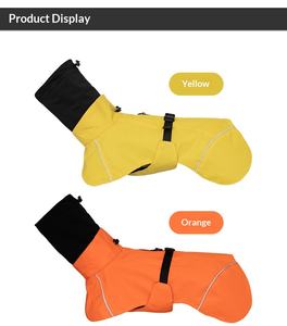 Imperméable classique simple en PU <span class=keywords><strong>pour</strong></span> chien, vêtements <span class=keywords><strong>pour</strong></span> animaux <span class=keywords><strong>de</strong></span> compagnie <span class=keywords><strong>pour</strong></span> teckel, <span class=keywords><strong>whippet</strong></span>, gris, toutes saisons - Product Image 2