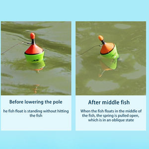 Support de canne à pêche automatique multicolore avec flotteur à hameçon haute sensibilité en PVC pour optimiser le taux de capture - Vente en gros - Product Image 4