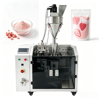 Machine d'emballage automatique rotative pour sachets préformés Doypack de détergent et de lait en poudre, avec remplissage et scellage