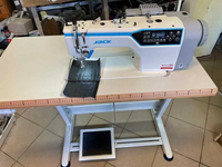 PRIX DE GROS Machine à coudre industrielle Jack H6 à point noué haute vitesse, informatisée, à entraînement direct, alimentation manuelle, moteur métallique
