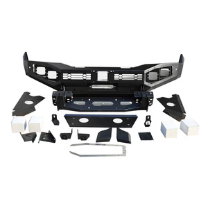 Parachoques Delantero de Aleación de Acero con Luces Antiniebla para Ranger, Barra Protectora Todoterreno 4x4, Ajuste Universal <span class=keywords><strong>2022</strong></span>+ - Product Image 1