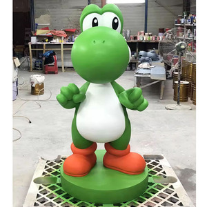 <span class=keywords><strong>Mario</strong></span> <span class=keywords><strong>Bros</strong></span> Anime tema jardín al aire libre estatua fábrica vendido plástico fibra <span class=keywords><strong>de</strong></span> vidrio artesanía piedra talla arte figura modelo - Product Image 3