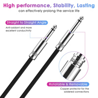 6,5mm Audio kabel Elektronischer Klavier lautsprecher 6,35mm E-Gitarren-Verbindungs kabel